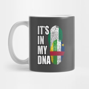 Nigerian And Central African Mix Heritage DNA Flag Mug